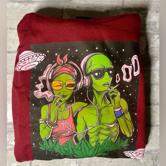 EVOLVE: SPLIFFS & SPACESHIPS CUSTOM HOODIE (UNISEX) - Picture 5 of 12